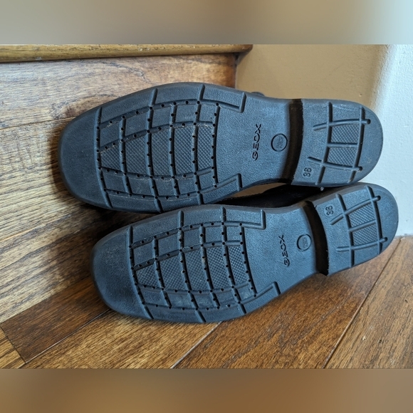 GEOX respira boys black dress shoes Size 36 Approx US 4-4.5 - Picture 9 of 11